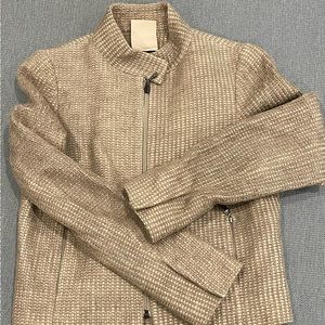 JAC designer cropped linen jacket/blazer